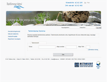 Tablet Screenshot of naidud.tallinnavesi.ee